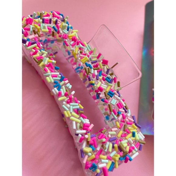 Confetti Sprinkle Hair Claw Clip Hair Accessories Birthday Gift - Picture 4 of 6